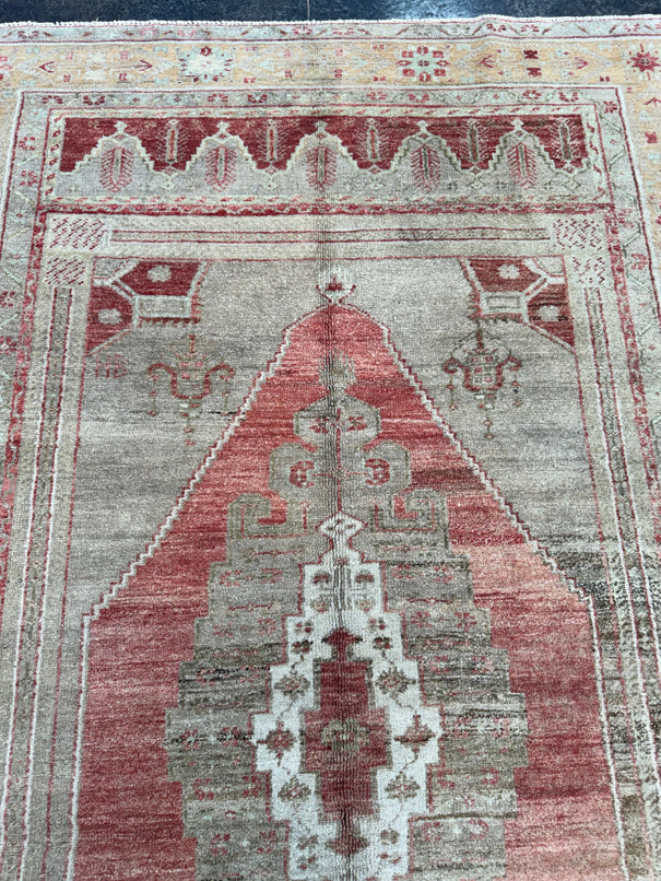 Turkish Vintage Rug 4'8'' x 7'11'' #13094