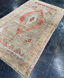 Turkish Vintage Rug 4'8'' x 7'11'' #13094