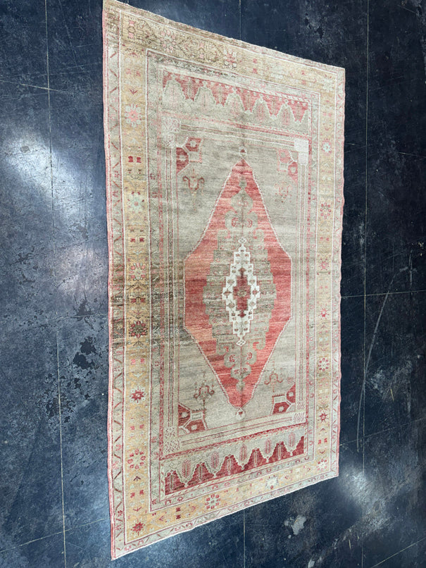 Turkish Vintage Rug 4'8'' x 7'11'' #13094
