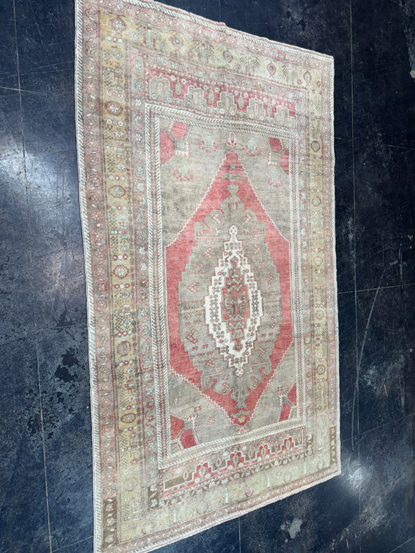 Turkish Vintage Rug 4'10'' x 8'1'' #13095