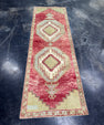 Turkish Vintage Runner Rug 3'5'' x 9'11'' #13098