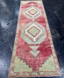 Turkish Vintage Runner Rug 3'5'' x 9'11'' #13098