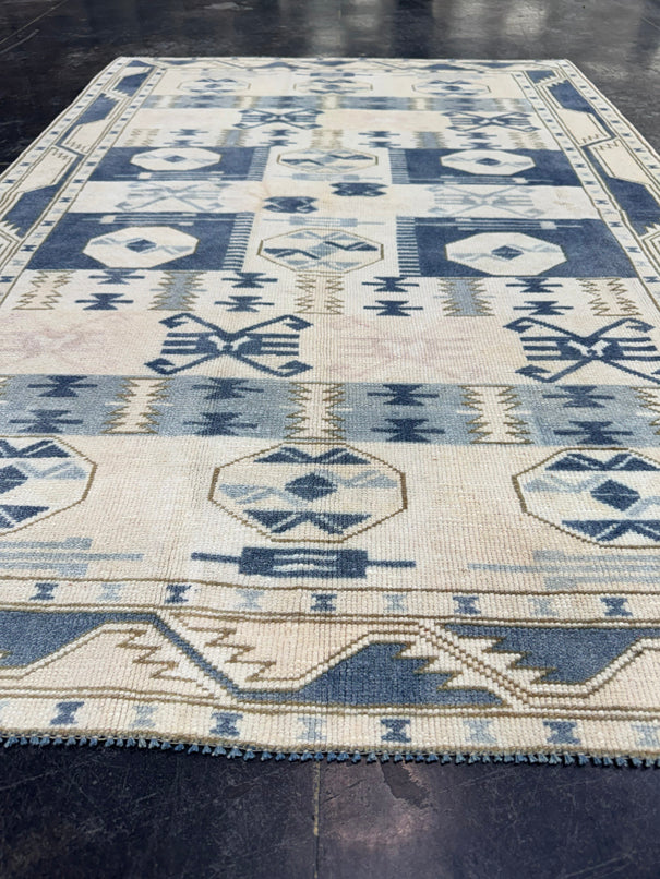 Turkish Vintage Rug 3'8'' x 5'4'' #13097