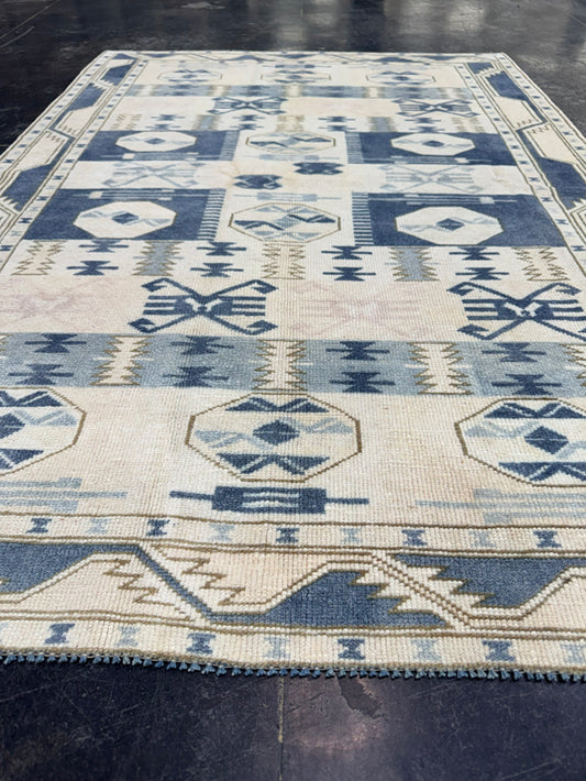 Turkish Vintage Rug 3'8'' x 5'4'' #13097
