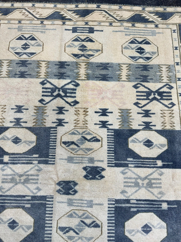Turkish Vintage Rug 3'8'' x 5'4'' #13097