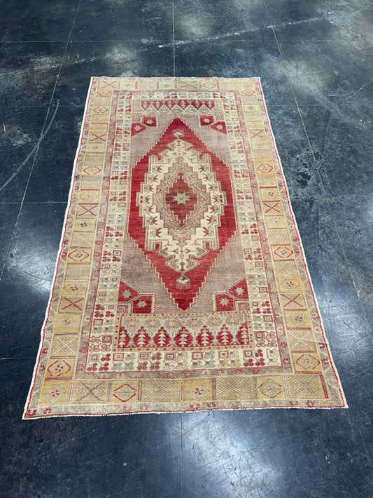 Turkish Vintage Rug 4'4'' x 7'11'' #13110