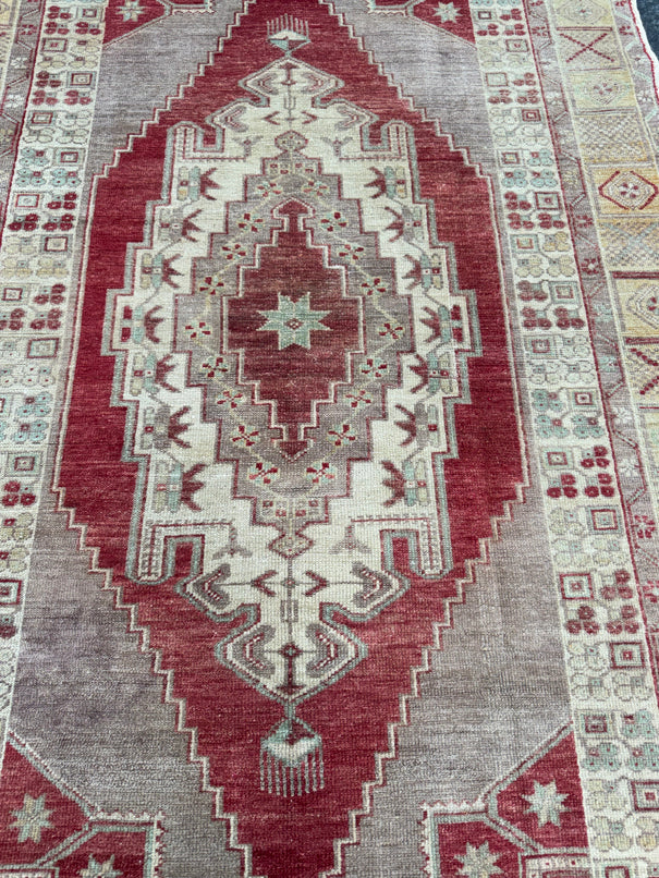 Turkish Vintage Rug 4'4'' x 7'11'' #13110