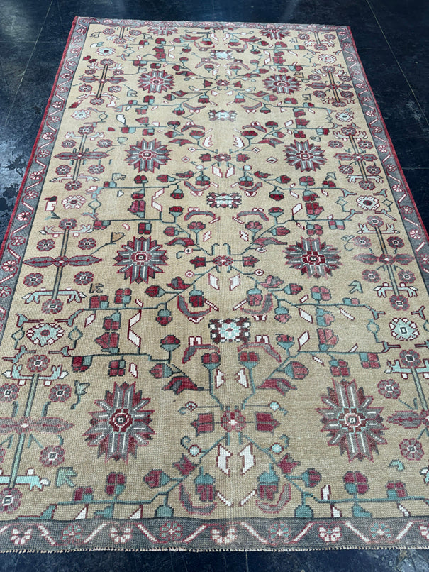 Turkish Vintage Rug 4'10'' x 8' #13089