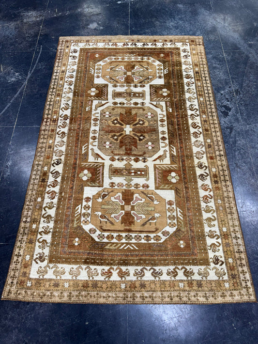 Turkish Vintage Rug 4'8'' x 7'10'' #13084