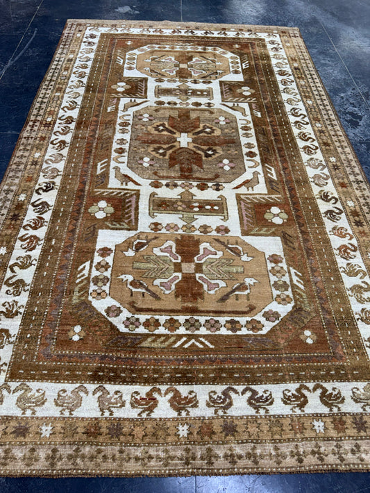 Turkish Vintage Rug 4'8'' x 7'10'' #13084