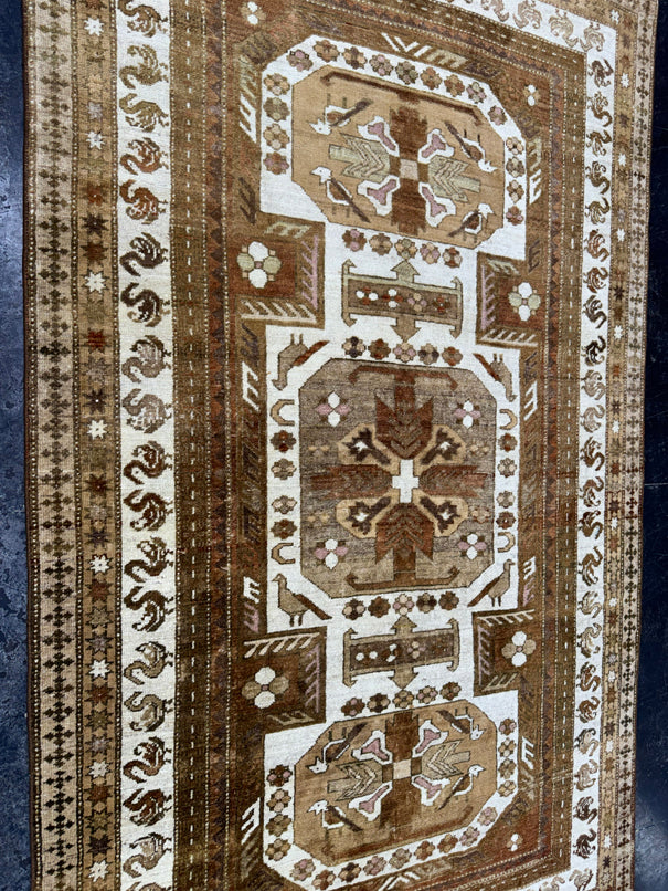 Turkish Vintage Rug 4'8'' x 7'10'' #13084