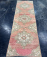 Turkish Vintage Runner Rug 3'2'' x 9'10'' #13085