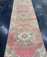 Turkish Vintage Runner Rug 3'2'' x 9'10'' #13085