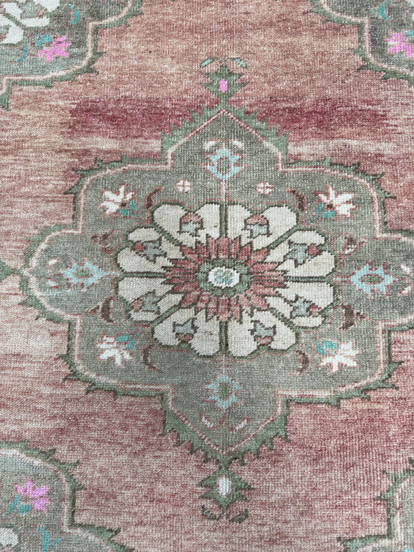 Turkish Vintage Runner Rug 3'2'' x 9'10'' #13085