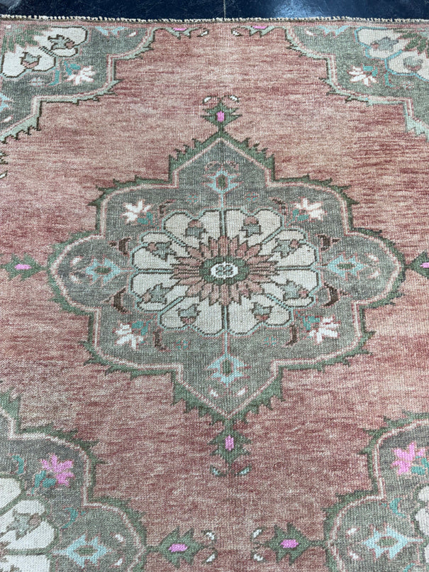 Turkish Vintage Runner Rug 3'2'' x 9'10'' #13085
