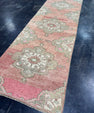 Turkish Vintage Runner Rug 3'2'' x 9'10'' #13085