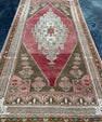 Turkish Vintage Runner Rug 4'4'' x 8'7'' #13086