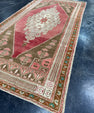 Turkish Vintage Runner Rug 4'4'' x 8'7'' #13086