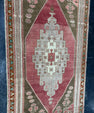 Turkish Vintage Runner Rug 4'4'' x 8'7'' #13086