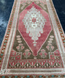 Turkish Vintage Runner Rug 4'4'' x 8'7'' #13086