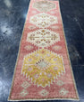 Turkish Vintage Runner Rug 3'1'' x 9'3'' #13081