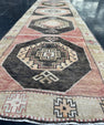 Turkish Vintage Runner Rug 3'4'' x 13'8'' #13082