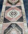 Turkish Vintage Runner Rug 3'4'' x 13'8'' #13082