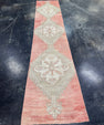 Turkish Vintage Runner Rug 2'6'' x 12'4'' #13083