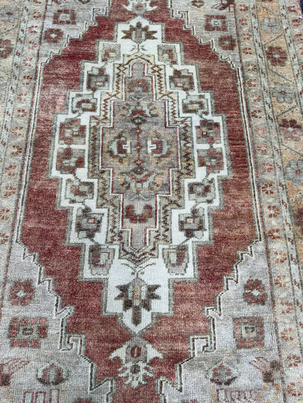 Turkish Vintage Rug 4'1'' x 7'4'' #13079