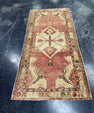 Turkish Vintage Runner Rug 3'9'' x 7'11'' #13080