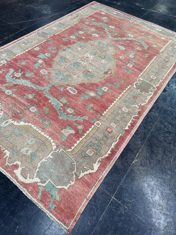 Turkish Vintage Rug 5'4'' x 8'6'' #13069