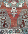 Turkish Vintage Rug 4'8'' x 9'3'' #13067