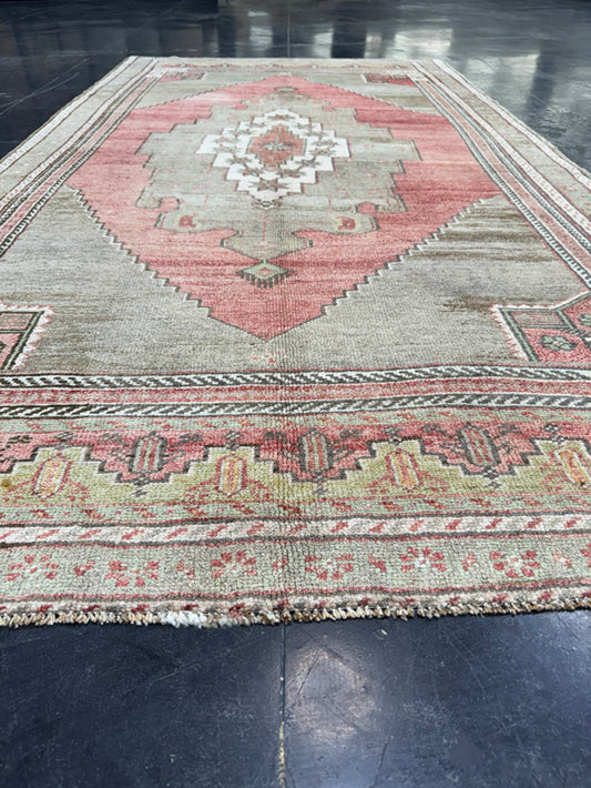 Turkish Vintage Rug 4'8'' x 9' #13062