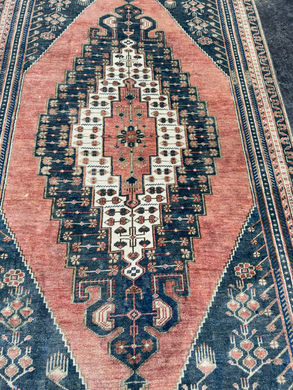 Turkish Vintage Runner Rug 4'2'' x 9'2'' #13061