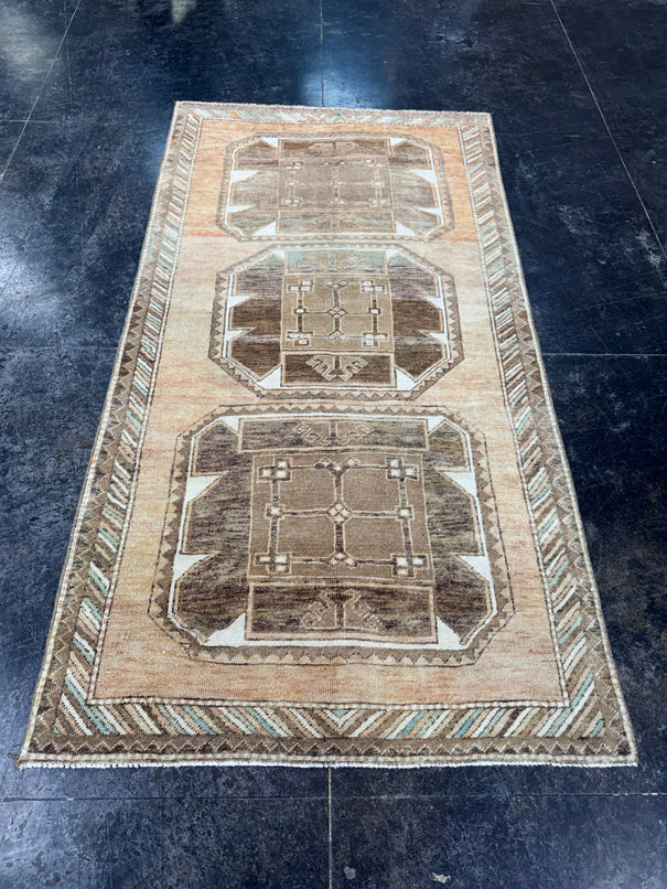 Turkish Vintage Rug 3'3'' x 6'3'' #13076
