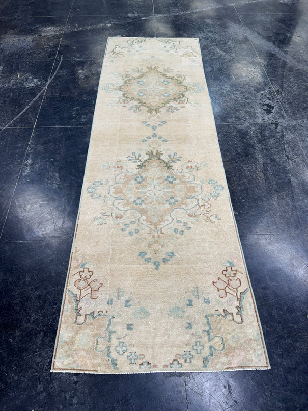 Turkish Vintage Runner Rug 2'11'' x 9'4'' #13077
