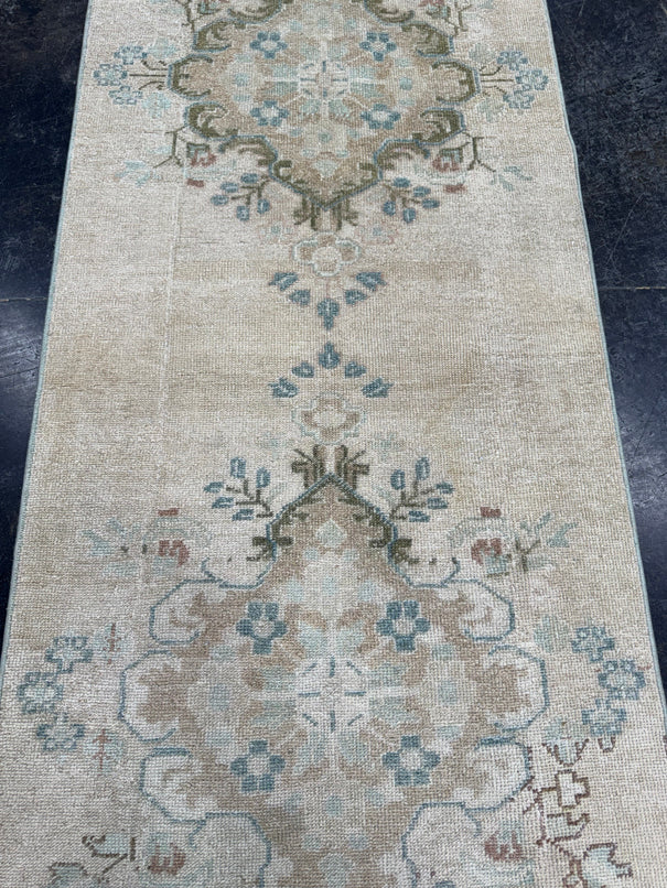 Turkish Vintage Runner Rug 2'11'' x 9'4'' #13077