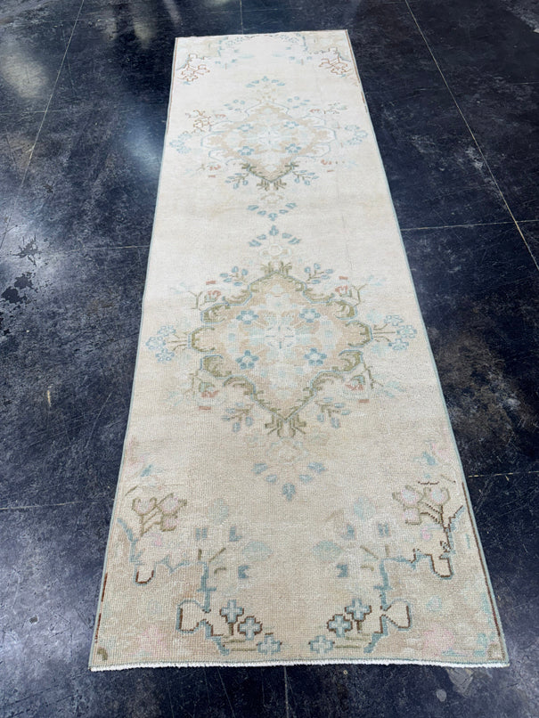 Turkish Vintage Runner Rug 2'11'' x 9'4'' #13077