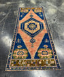 Turkish Vintage Runner Rug 3'7'' x 8'1'' #13060