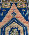 Turkish Vintage Runner Rug 3'7'' x 8'1'' #13060
