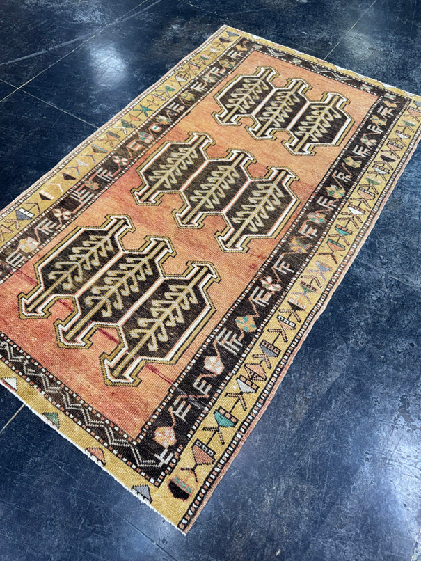 Turkish Vintage Rug 3'4'' x 5'7'' #13074