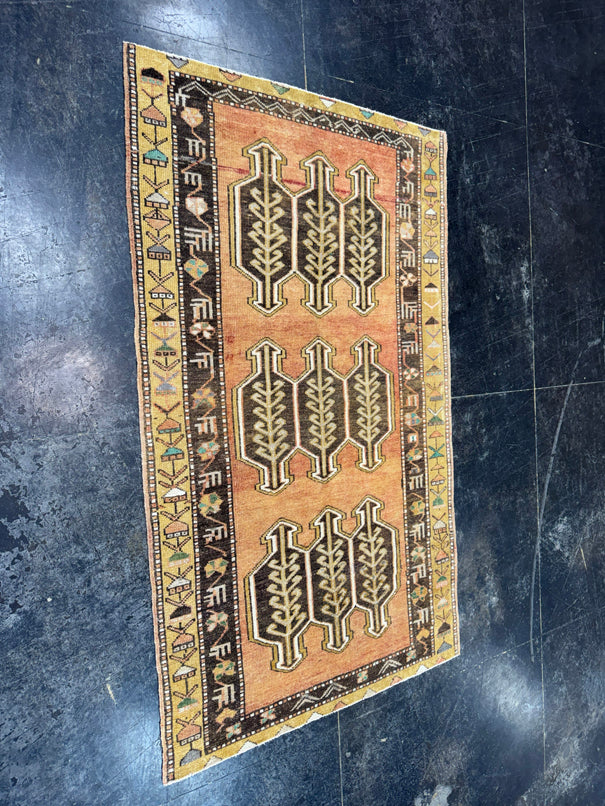 Turkish Vintage Rug 3'4'' x 5'7'' #13074