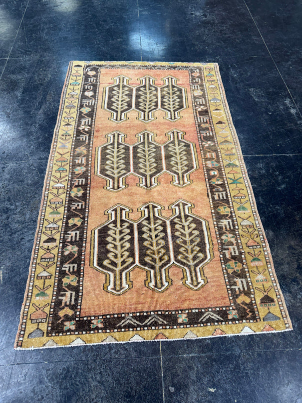 Turkish Vintage Rug 3'4'' x 5'7'' #13074