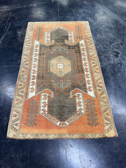 Turkish Vintage Rug 3'6'' x 6'3'' #13075