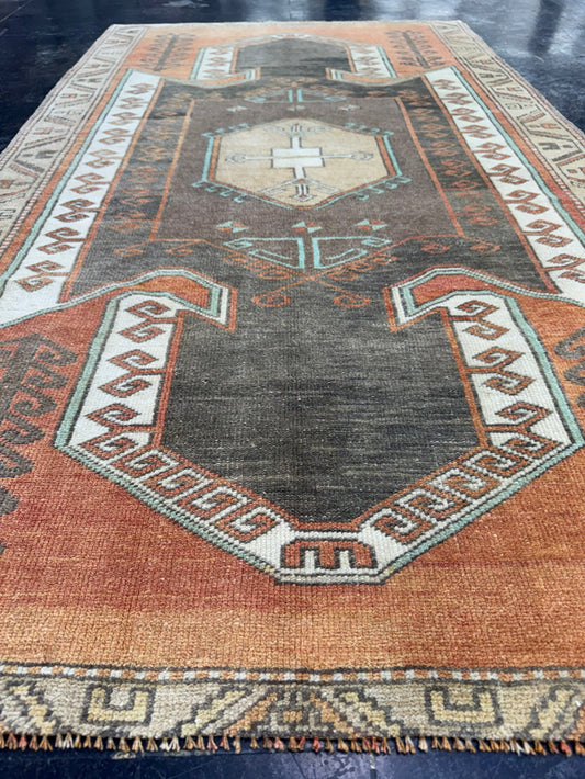 Turkish Vintage Rug 3'6'' x 6'3'' #13075