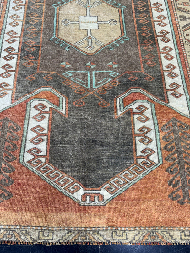 Turkish Vintage Rug 3'6'' x 6'3'' #13075