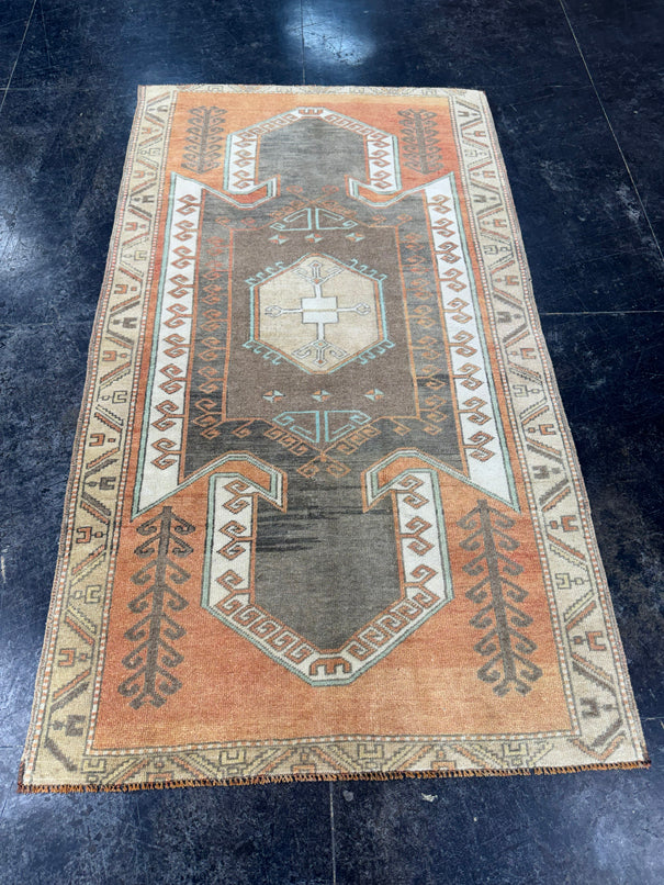 Turkish Vintage Rug 3'6'' x 6'3'' #13075