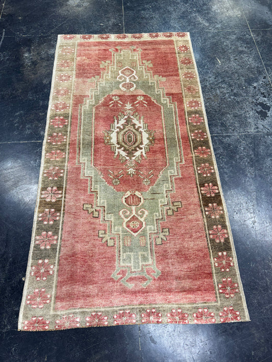 Turkish Vintage Rug 3' x 6' #13072