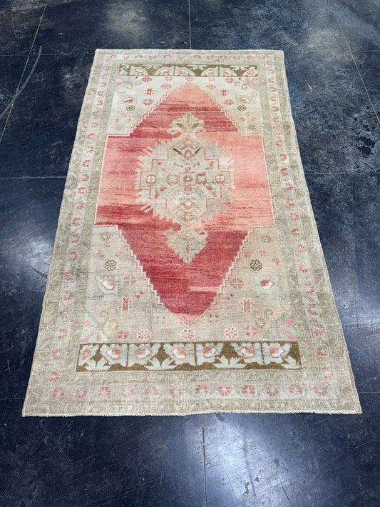 Turkish Vintage Rug 3'5'' x 6'3'' #13073