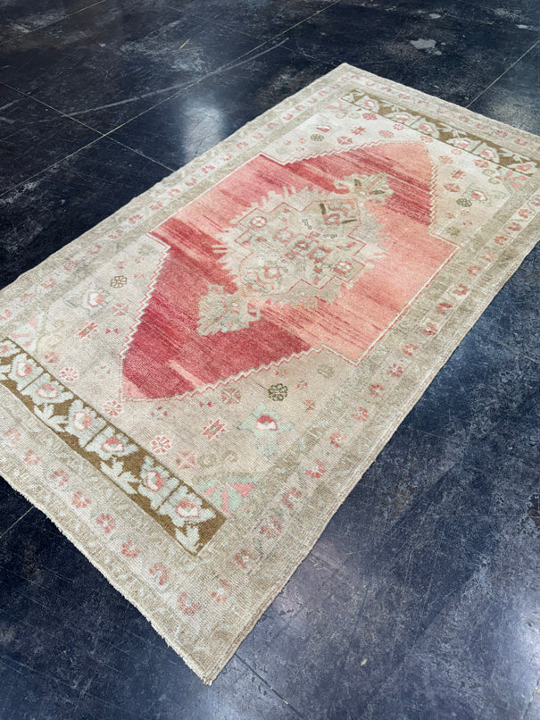 Turkish Vintage Rug 3'5'' x 6'3'' #13073